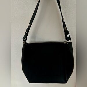 All Saints Black Bucket Bag